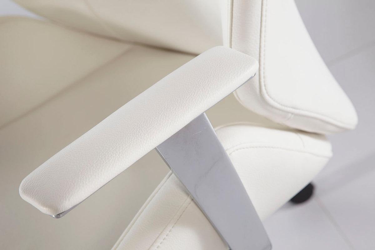 Euro Style Task Chairs - Bergen Low Back Office Chair White