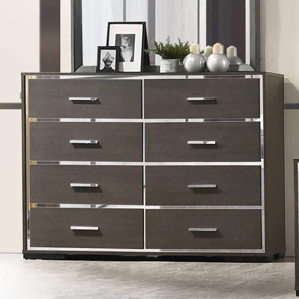ACME Furniture Dressers - ACME Escher Dresser, Gray Oak
