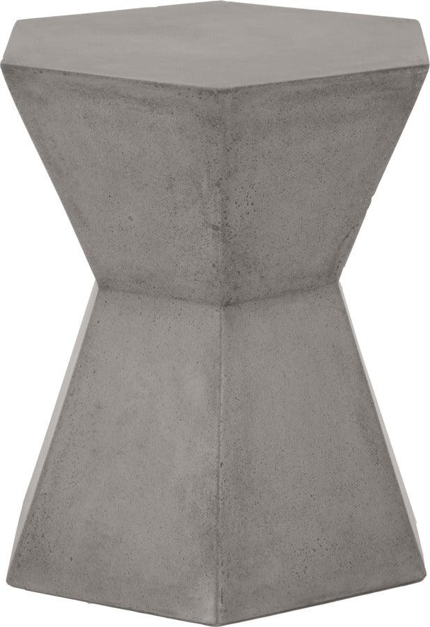 Essentials For Living Side & End Tables - Bento Accent Table Slate Gray Concrete