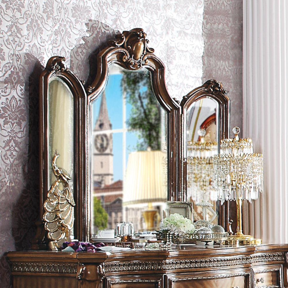 ACME Mirrors - ACME Picardy Mirror, Honey Oak