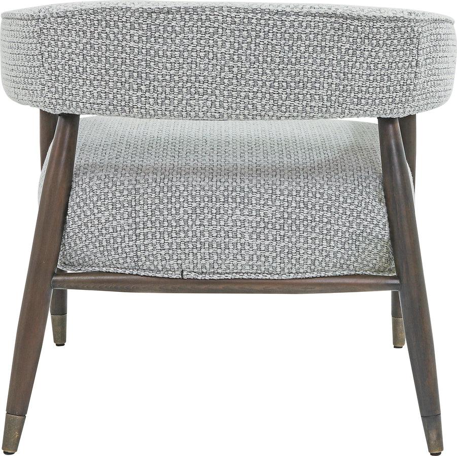 Wood, Eclectic Accent Chair, Gray