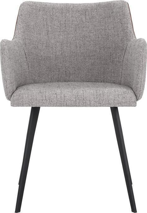 SUNPAN Dining Chairs - Griffin Dining Armchair - November Grey / Bravo Cognac
