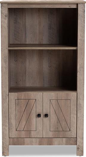 Wholesale Interiors Bookcases & Display Units - Derek 3-Tier Bookcase Rustic Oak