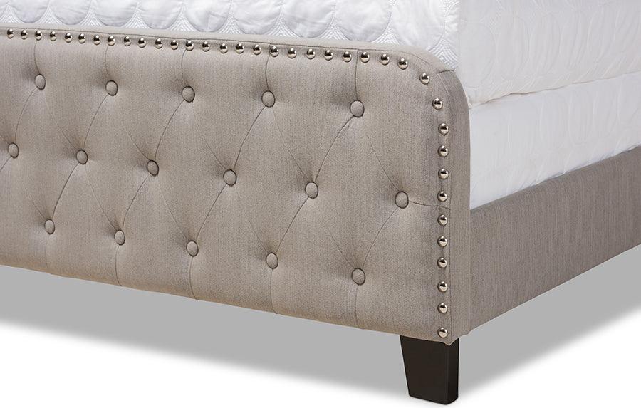 Wholesale Interiors Beds - Annalisa King Bed Gray & Black