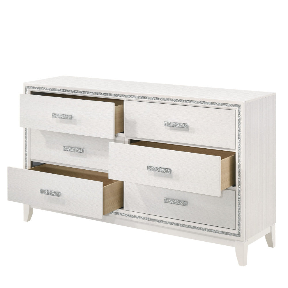 ACME Furniture Dressers - ACME Haiden Dresser, White Finish
