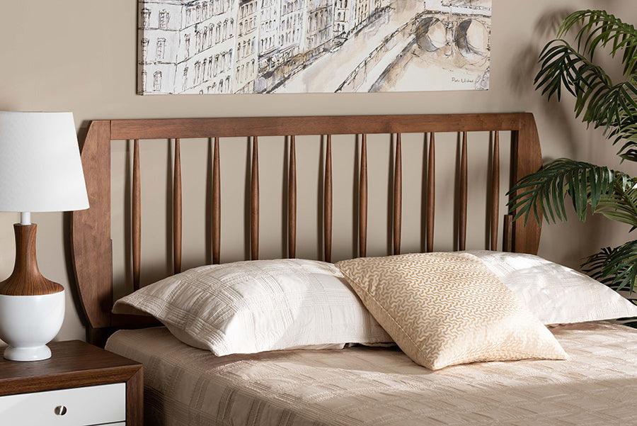 Wholesale Interiors Headboards - Norman Full Headboard Ash Walnut