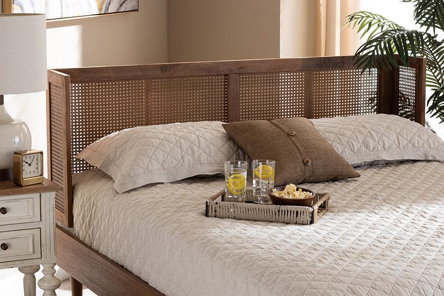 Wholesale Interiors Headboards - Rina King Headboard Ash walnut