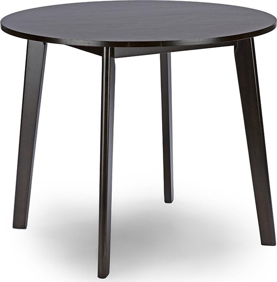 Wholesale Interiors Dining Tables - Debbie Round Dining Table Dark Brown