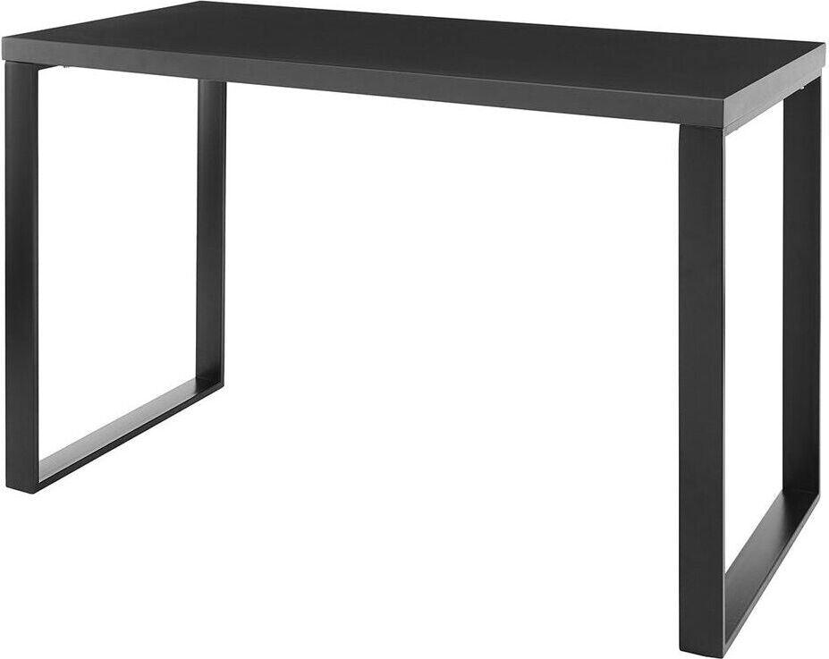 Euro Style Desks - Dillon Desk Matte Anthracite & Matte Black