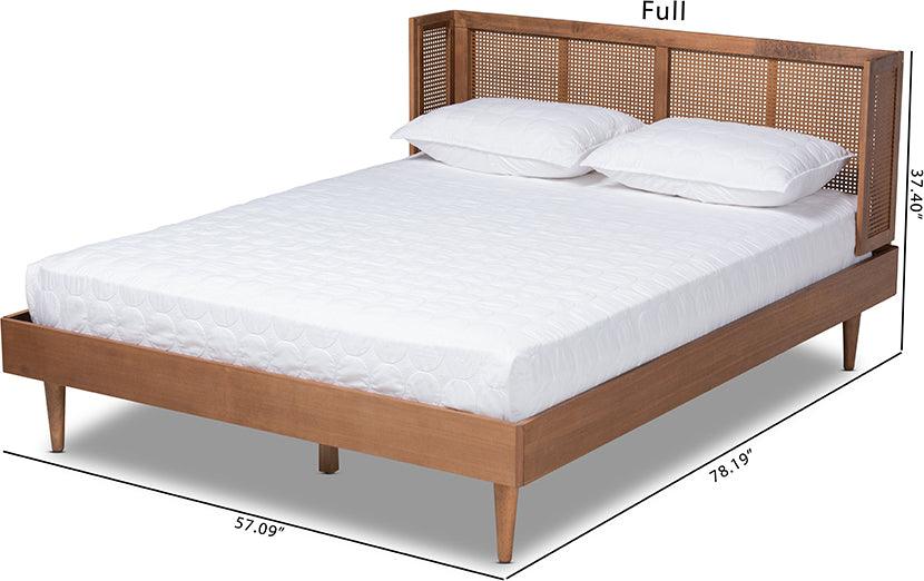 Wholesale Interiors Beds - Rina Full Bed Ash walnut