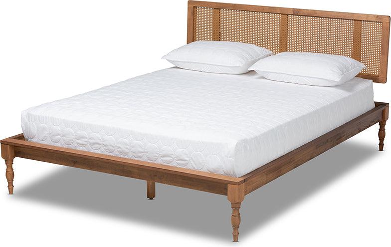 Wholesale Interiors Beds - Romy Queen Bed Ash walnut