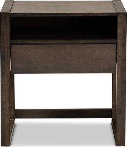 Wholesale Interiors Nightstands & Side Tables - Inicio Nightstand Charcoal brown