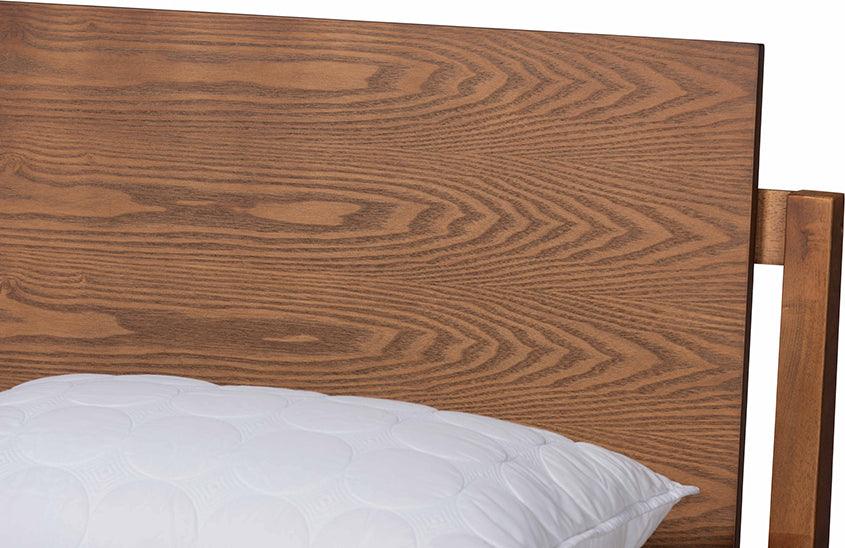 Wholesale Interiors Beds - Giuseppe Queen Bed Walnut Brown