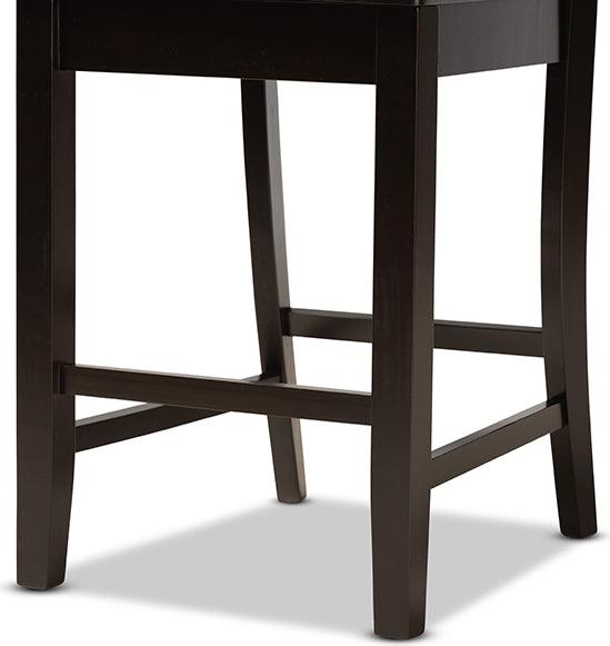 Wholesale Interiors Barstools - Fenton Bar Stool Dark Brown (Set of 2)