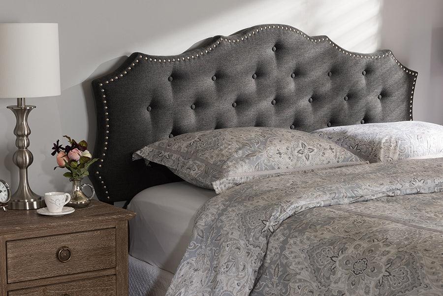 Wholesale Interiors Headboards - Aurora Queen Headboard Dark Gray