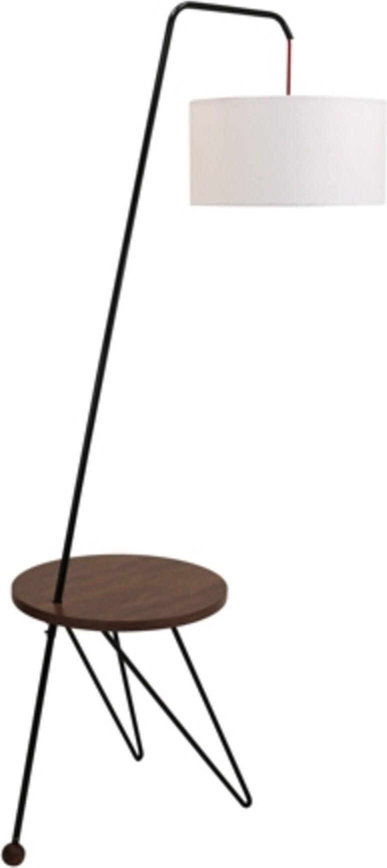 Lumisource Floor Lamps - Stork Lamp Walnut & White