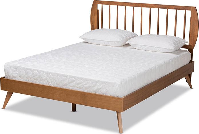 Wholesale Interiors Beds - Emiko Full Bed Walnut Brown