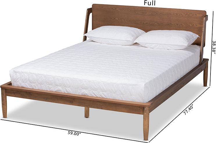Wholesale Interiors Beds - Sadler Full Bed Ash walnut
