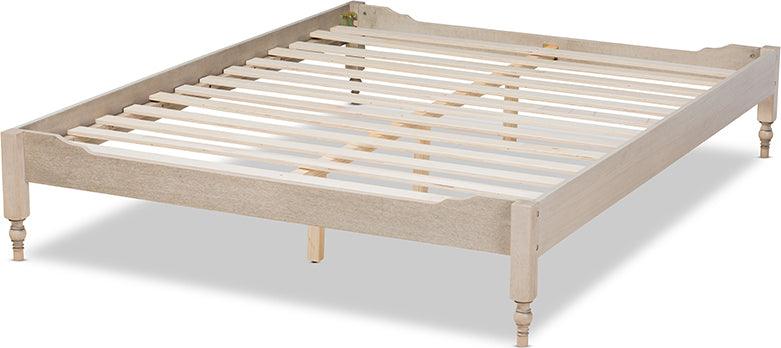 Wholesale Interiors Beds - Laure Queen Bed Antique White