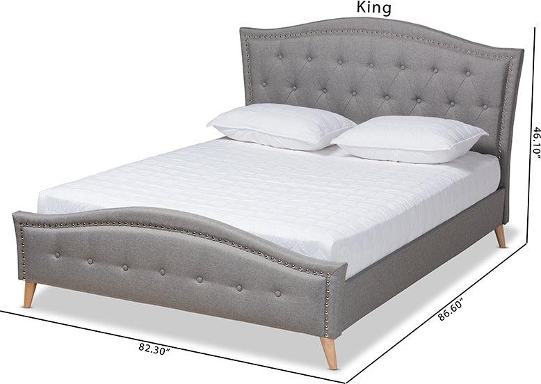 Wholesale Interiors Beds - Felisa King Bed Gray