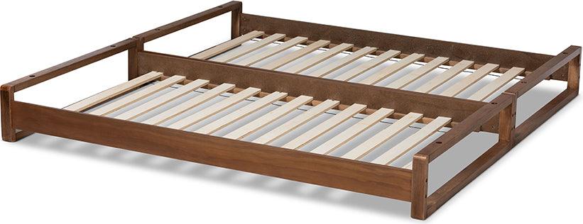 Wholesale Interiors Beds - Klara Twin to King Bed Walnut