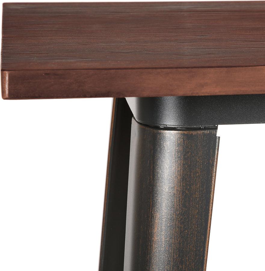 Euro Style Bar Tables - Danne 24" Bar Table Black & Walnut