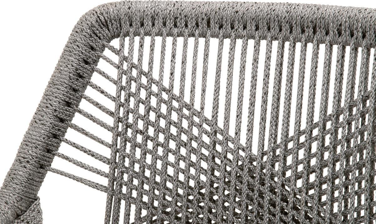 Essentials For Living Chairs - Loom Outdoor Arm Chair Platinum Gray Teak (Set of 2)