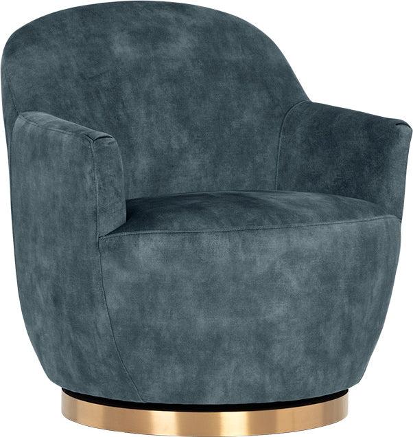 SUNPAN Accent Chairs - Casey Swivel Lounge Chair Nono Petrol