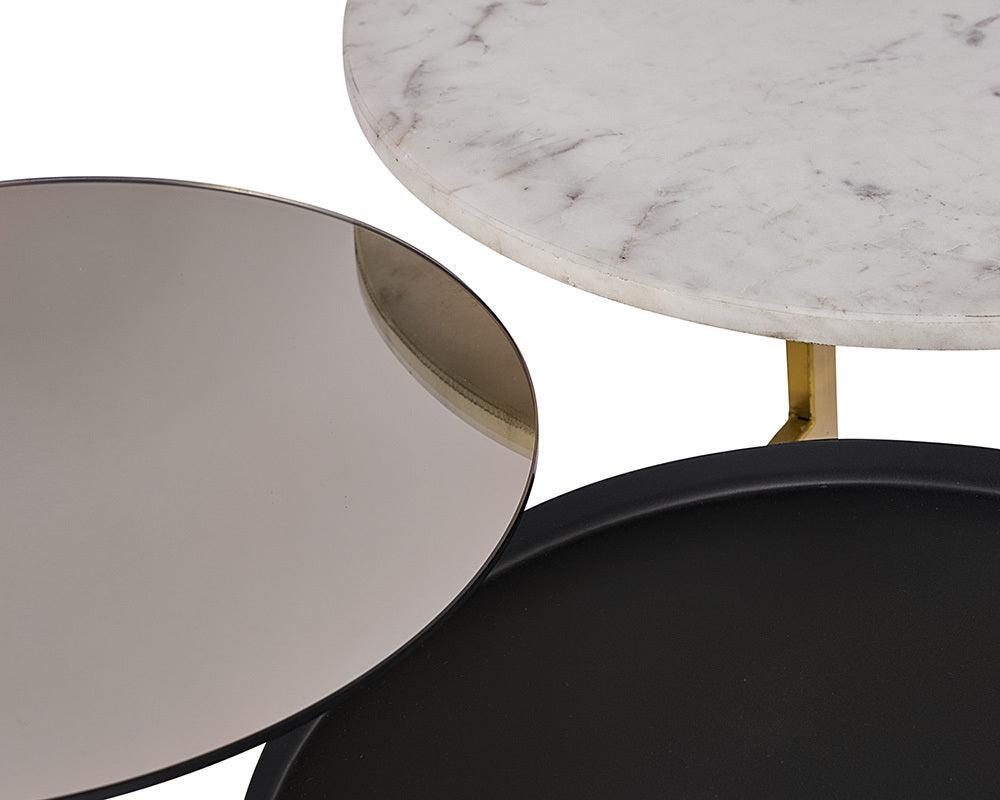 SUNPAN Coffee Tables - Diesel Coffee Table - Gunmetal / Smoked Mirror