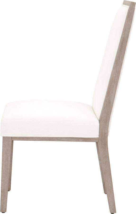 Essentials For Living Dining Chairs - Martin Dining Chair Set of 2 Natural Gray & Pearl White