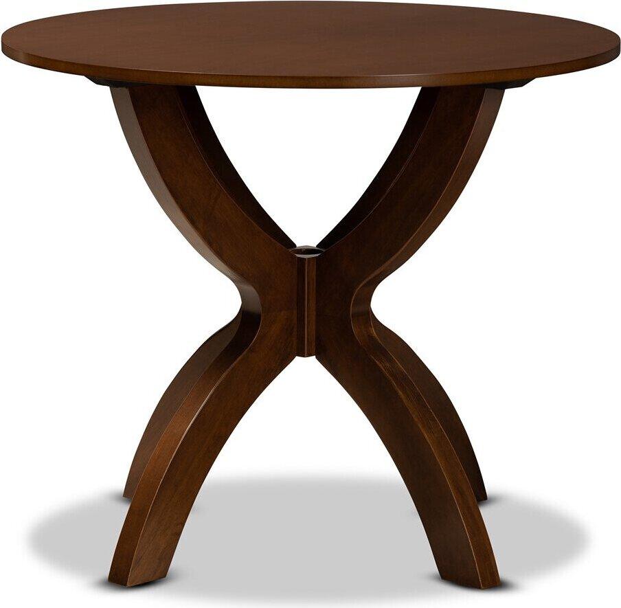 Wholesale Interiors Dining Tables - Tilde 35" Round Dining Table Walnut Brown