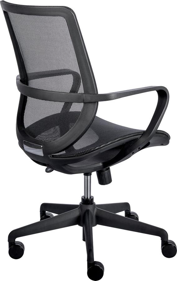 Euro Style Task Chairs - Megan Office Chair Black