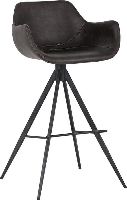 SUNPAN Barstools - Owen Swivel Barstool - Town Grey