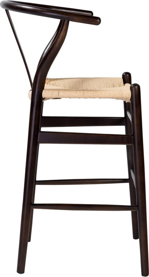 Euro Style Barstools - Evelina-C Counter Stool in Walnut
