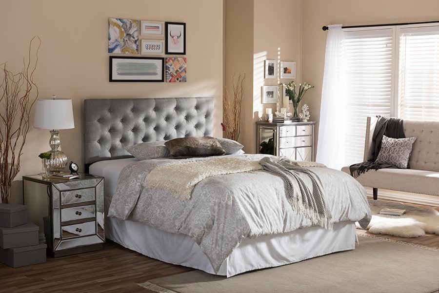 Wholesale Interiors Headboards - Viviana Queen Headboard Gray