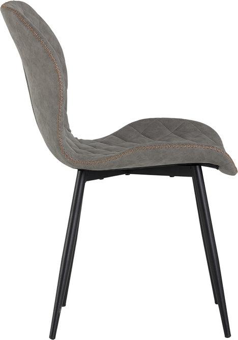 SUNPAN Dining Chairs - Lyla Dining Chair - Black - Antique Grey (Set of 2)