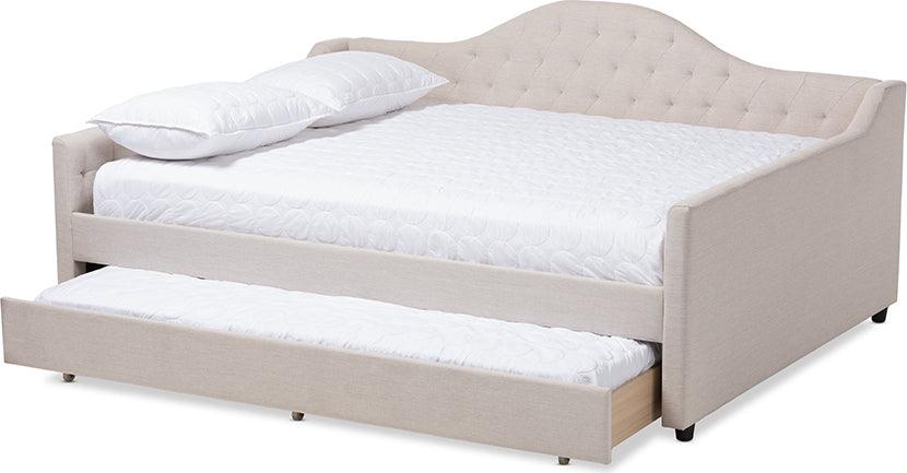 Wholesale Interiors Daybeds - Eliza 82.68" Daybed Light Beige