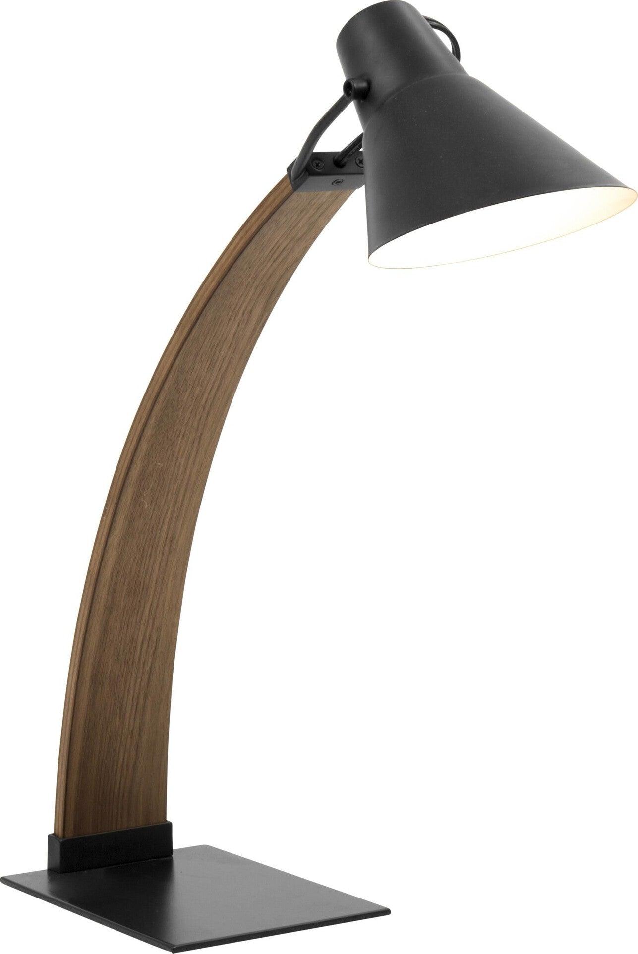 Lumisource Table Lamps - Noah Table Lamp Walnut & Black