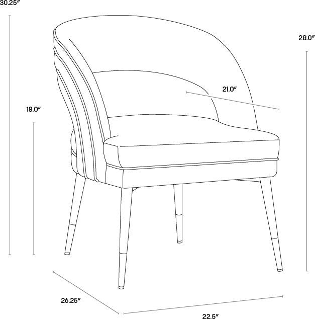 SUNPAN Dining Chairs - Cassidy Dining Armchair - Polo Club Stone