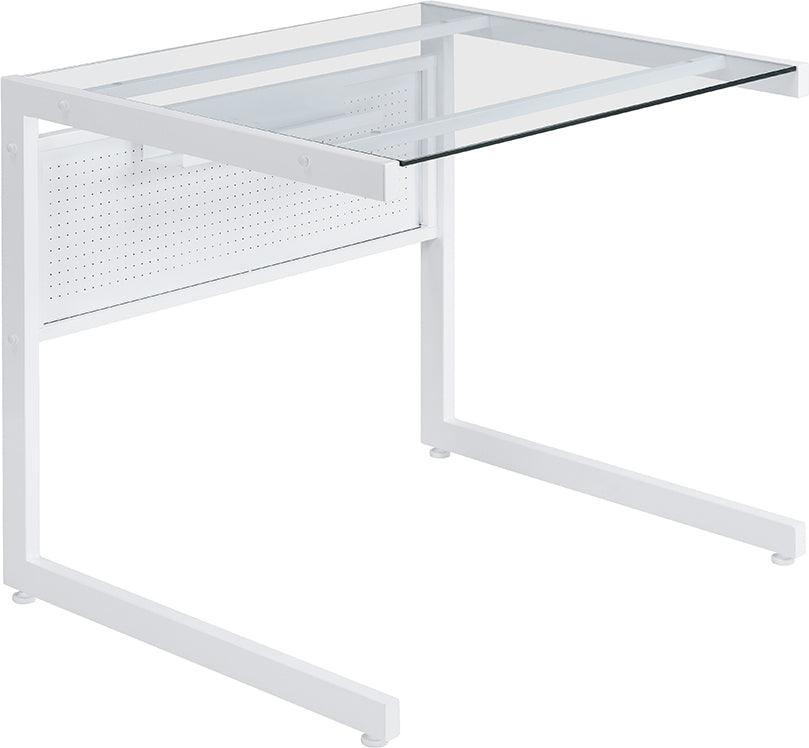 Euro Style Desks - Caesar 34"x28" Desk White