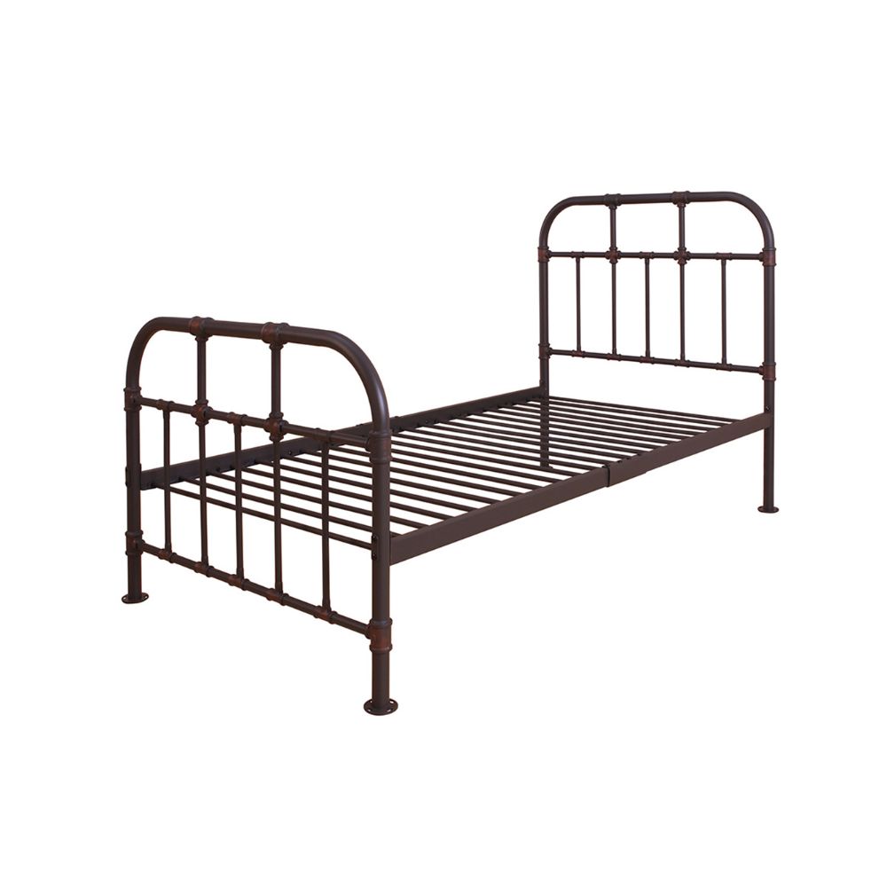 ACME Beds - ACME Nicipolis Twin Bed, Sandy Gray