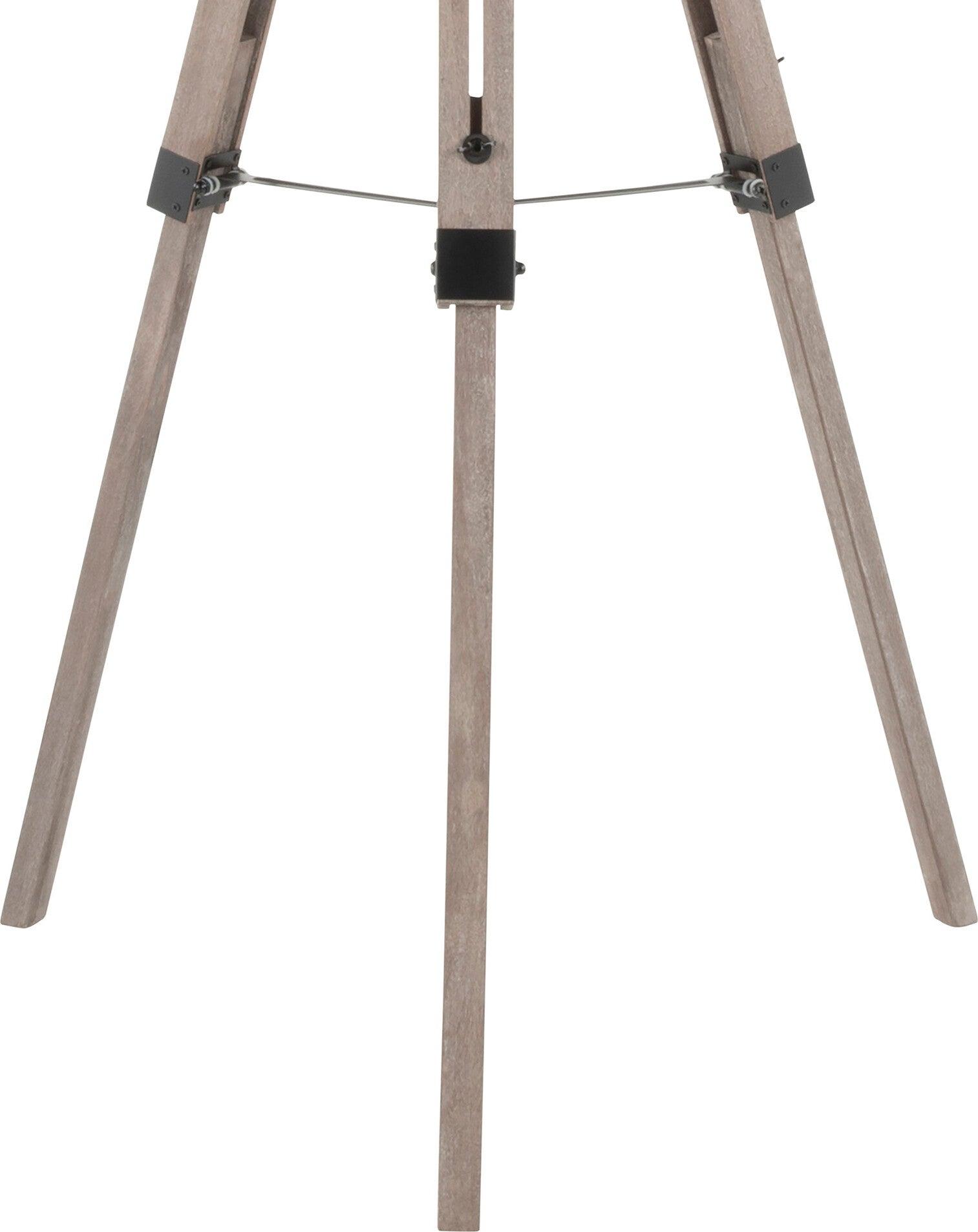Lumisource Floor Lamps - Compass Floor Lamp Gray Washed & Black