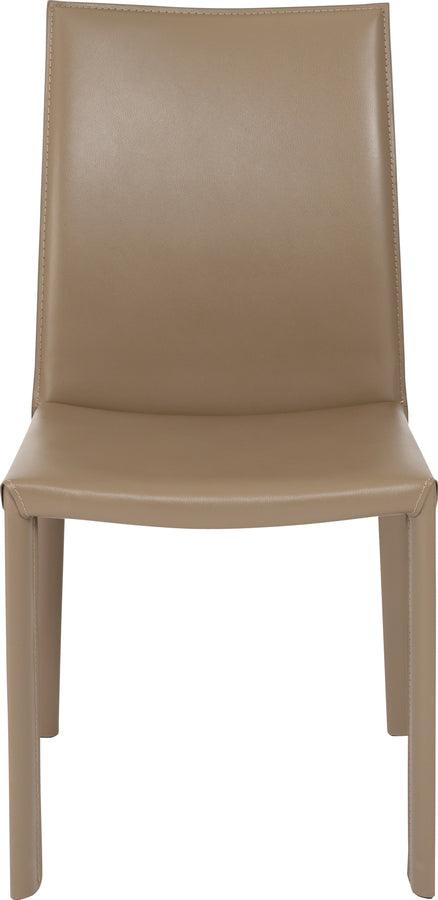 Euro Style Dining Chairs - Hasina Dining Chair in Taupe - Set of 2