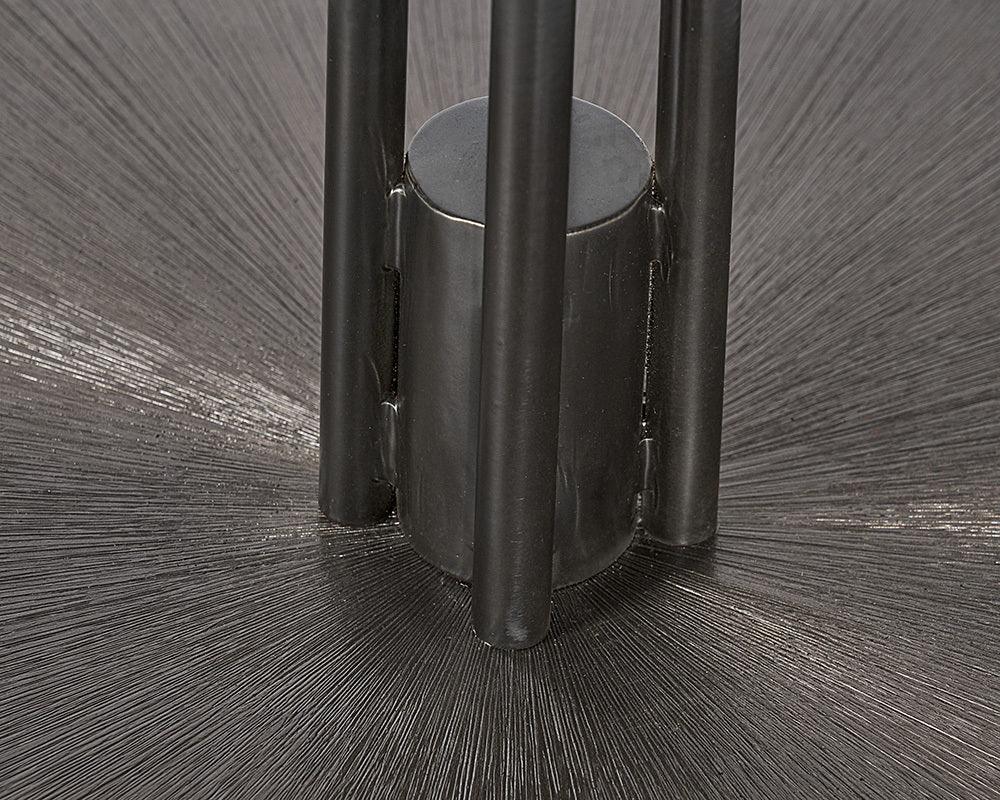 SUNPAN Outdoor Dining Tables - Terry Bistro Table - Round - 35.5" Gray