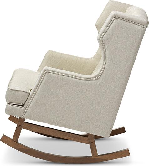 Wholesale Interiors Rocking Chairs - Iona 29.25" Accent Chair Light Beige