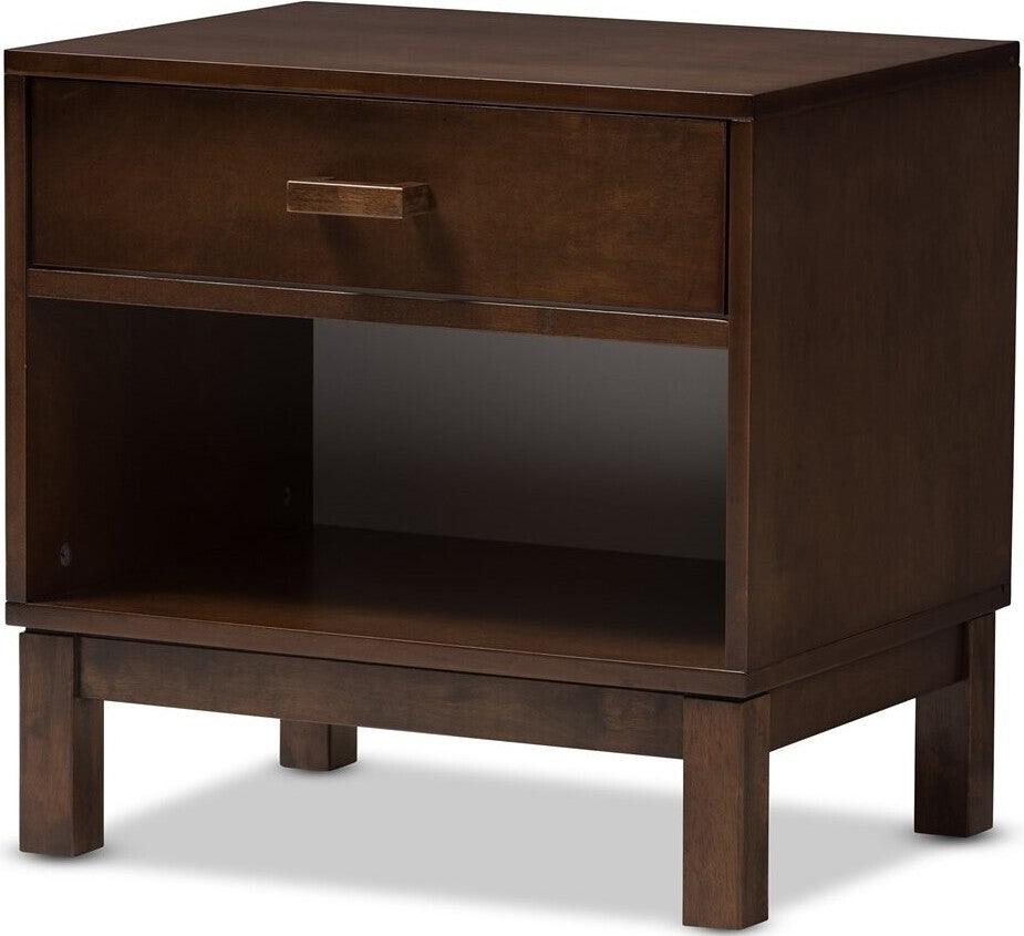 Wholesale Interiors Nightstands & Side Tables - Deirdre Nightstand Brown