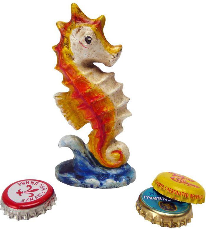 Riding The Waves Sea Horse Bottle Opener