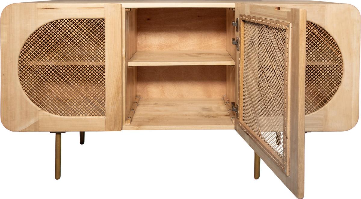Wood 63x34 3-door Sideboard