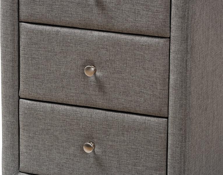Wholesale Interiors Nightstands & Side Tables - Tessa Nightstand Gray