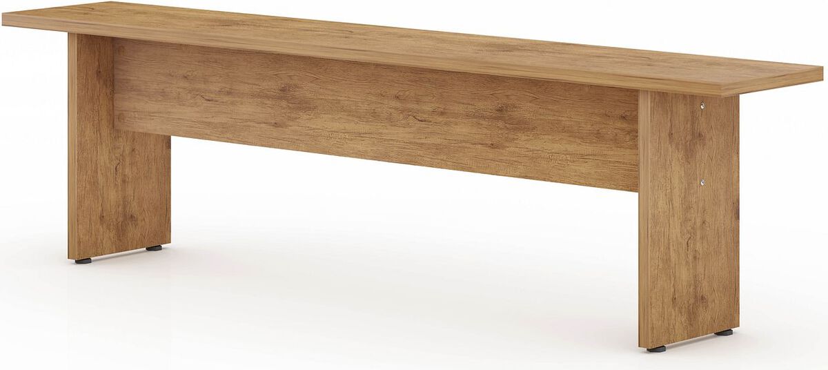 Manhattan Comfort Benches - NoMad 67.91 Rustic Country Dining Bench in Nature